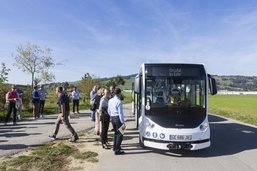 Electrique et modulable, le microbus Cristal séduit à Bulle