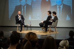 Alain Berset s’est entretenu avec les gymnasiens du canton