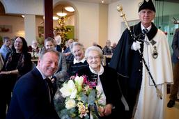 Passionnée de mots croisés, la Singinoise Ottilie Egger a fêté ses 100 ans