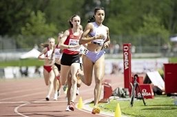 800m dames: Audrey Werro sur le podium à Lievin