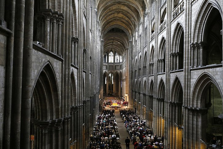 La cathédrale de Rouen, une réalisation hors du commun (archives). © KEYSTONE/AP POOL AFP/CHARLY TRIBALLEAU